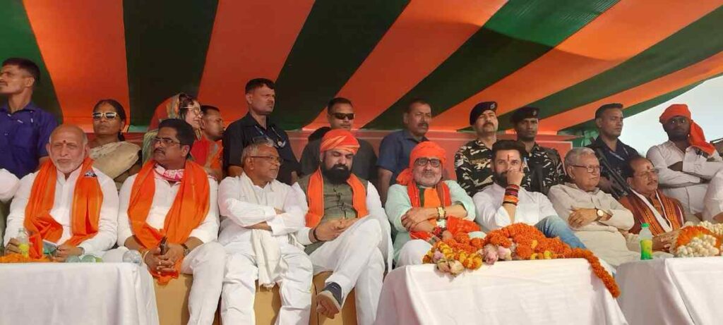 बेगूसराय में एनडीए के कद्दावर नेताओं ने भरी हुंकार